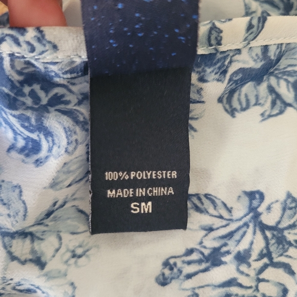 Doctor Who Floral TARDIS Chiffon Top - Picture 5 of 8